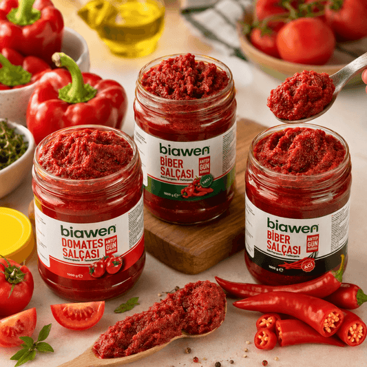 Gün Kurusu Antep Domates Salçası 1 kg Biawen