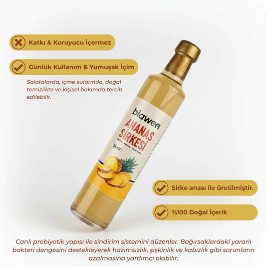 Organik Ananas Sirkesi - 500 ml Biawen