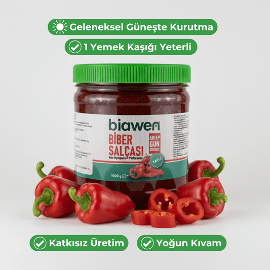 Gün Kurusu Antep Tatlı Biber Salçası 1 kg