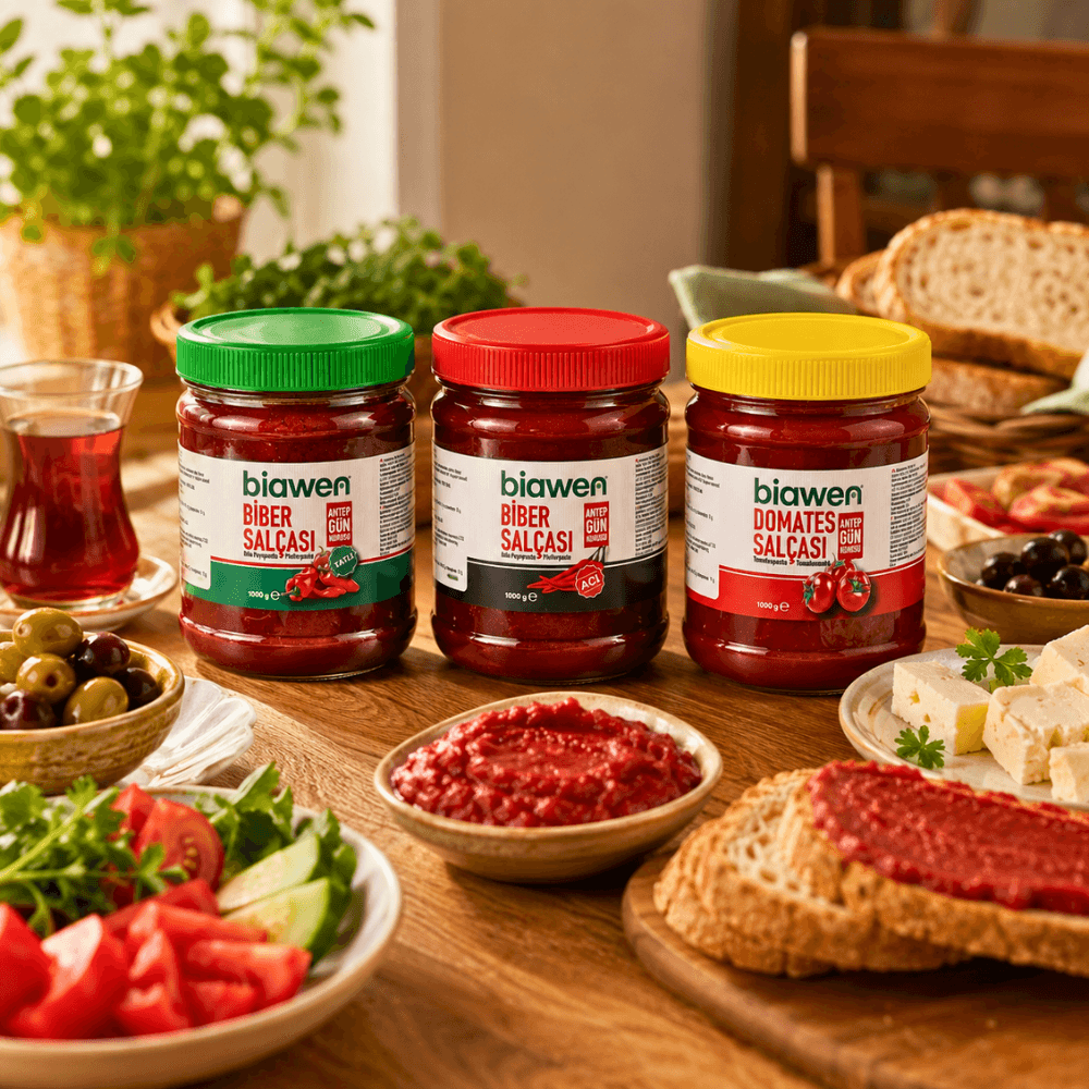 Gün Kurusu Antep Domates Salçası 1 kg Biawen