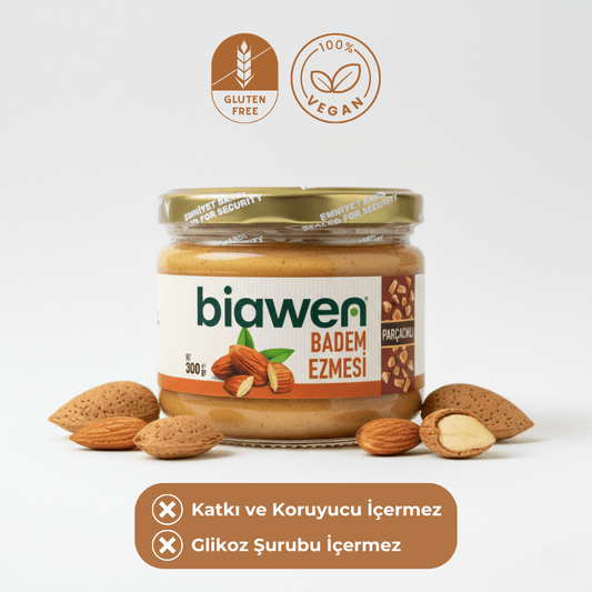 Amandelpasta met chips (50% amandel)