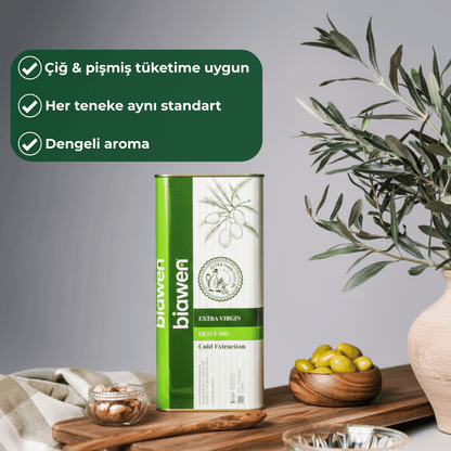 Soğuk Sıkım Extra Virgin Zeytinyağı
