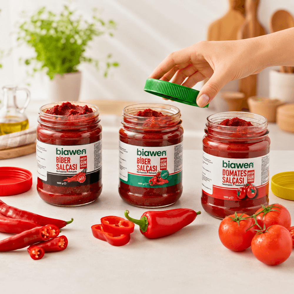 Gün Kurusu Antep Domates Salçası 1 kg Biawen