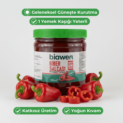 Gün Kurusu Antep Tatlı Biber Salçası 1 kg