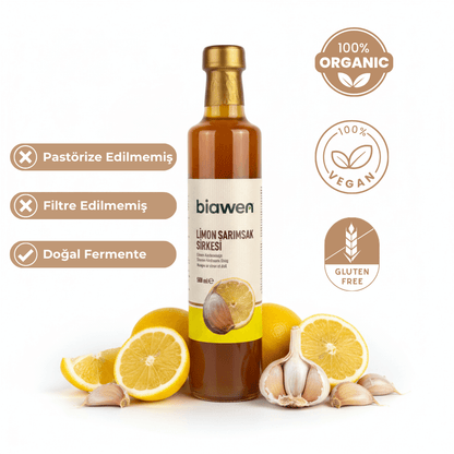 Organik Limon & Sarımsak Sirkesi - 500 ml