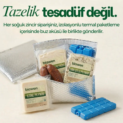 Erzincan Deri Tulum Peyniri 200gr Vakumlu Paket