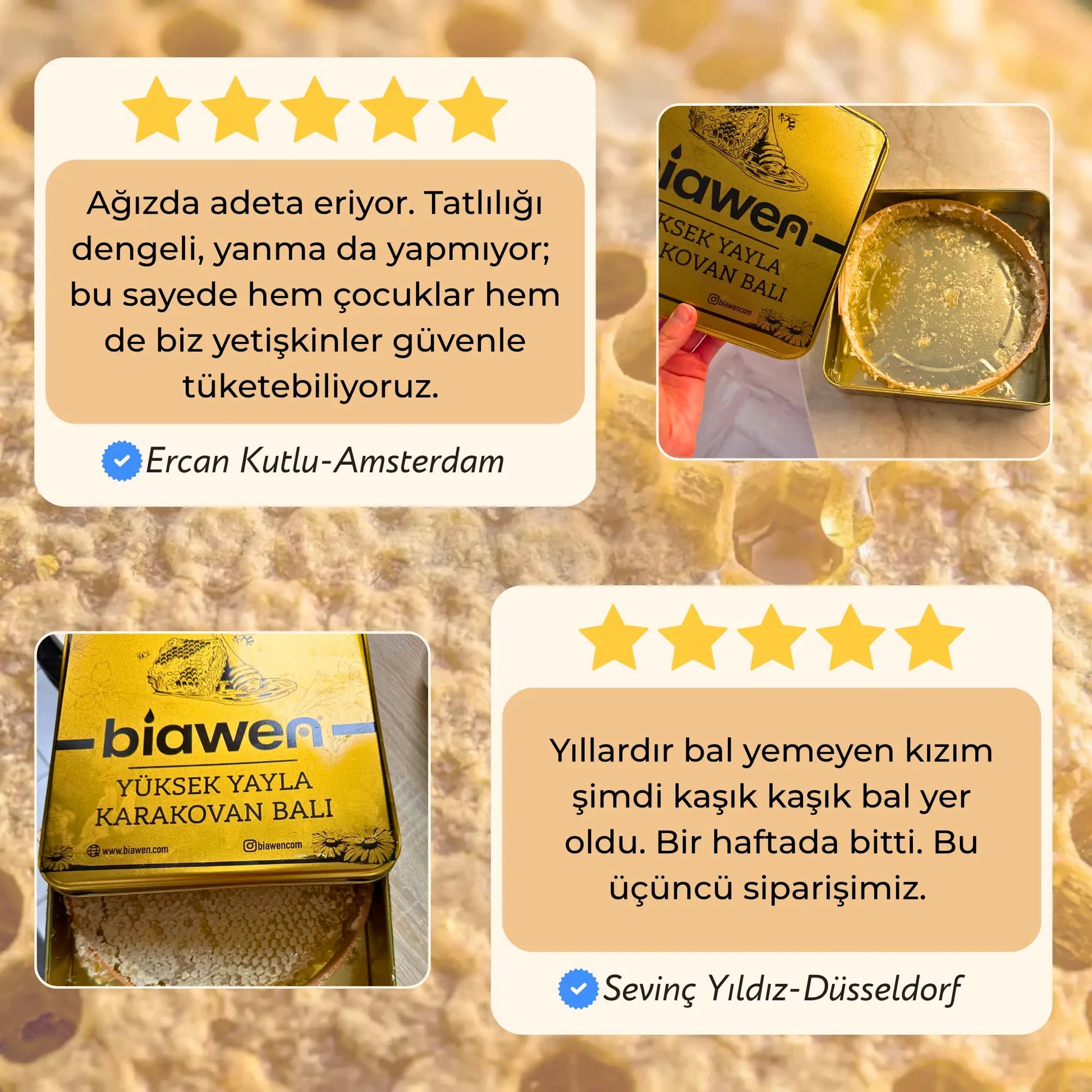 Hakiki Karakovan Balı ~ 1200 gr Biawen